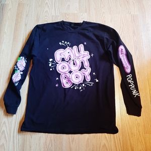 Fall Out Boy Concert Band Long Sleeve T-Shirt Mania Pop Punk